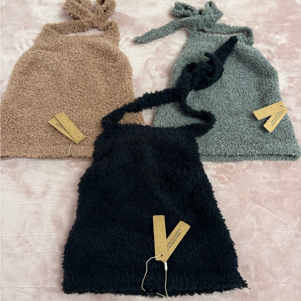 Skims Cute n Cozy Knit Crop Tops! Bundle of 3!